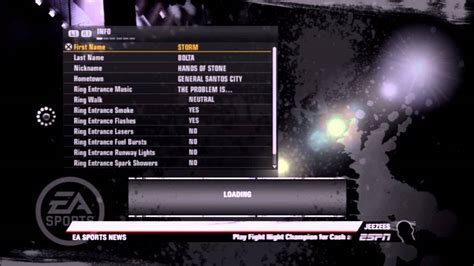 A Fight Is Made (10) - Schedule your first title defense in Legacy Mode. . Fight night champion cheat codes